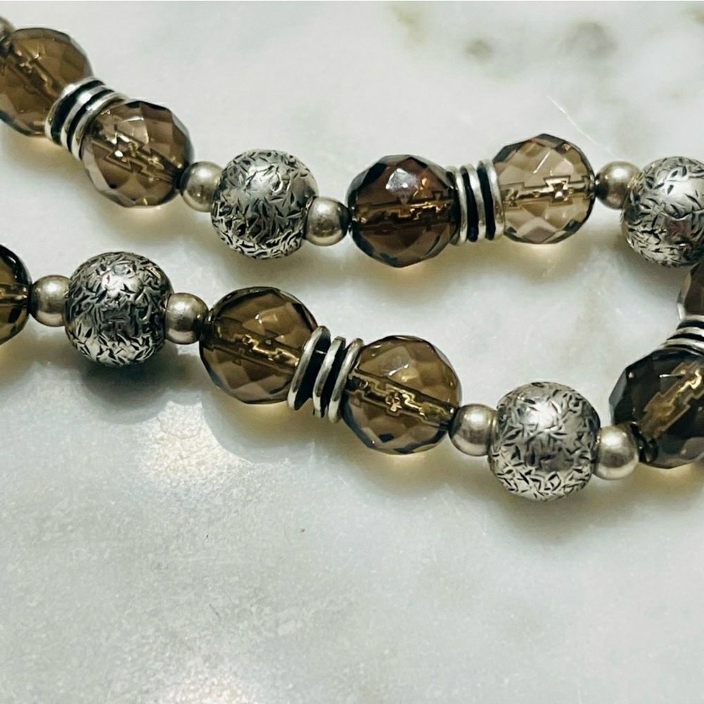 Silpada Sterling Silver & Smokey Topaz Heart - Picture 3 of 5